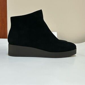 Lucky Brand Karmeya Suede Wedge Platform Boots - 10M
